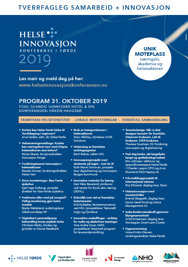 Helseinnovasjon konferanse 2019